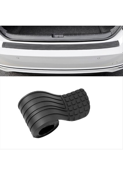 Araba Arka Bagaj Koruyucu Plaka Döşeme Sticker Anti-Tekme Çizik Koruyucusu Şerit Araba Stilleri Aksesuarları (Yurt Dışından) fiyatları