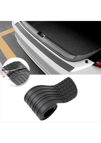 Araba Arka Bagaj Koruyucu Plaka Döşeme Sticker Anti-Tekme Çizik Koruyucusu Şerit Araba Stilleri Aksesuarları (Yurt Dışından) indirimleri
