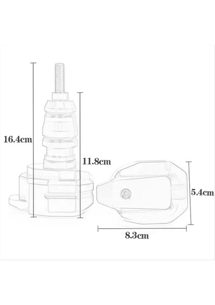 Yamaha R3 Mt-03 Için Motosiklet Düşen Koruma Çubuğu Moto Vücut Koruma Kazası Çarpışma Karşıtı Cihaz Titanyum Rengi (Yurt Dışından) modelleri