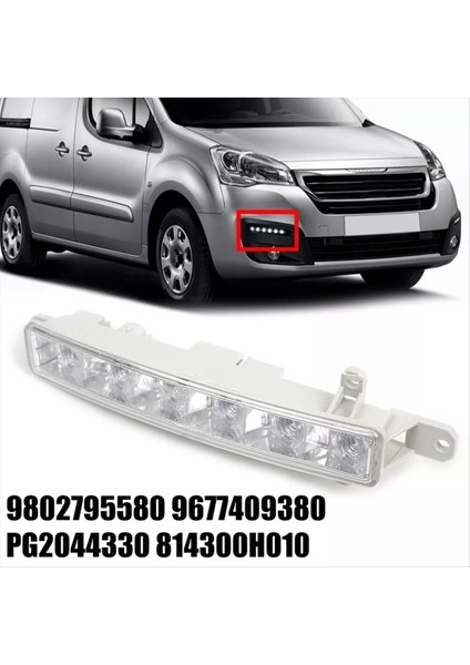 Citroen C1 C3 Berlingo Için Peugeot 308 2013-2020 9802795580 Araba Ön Tampon Sis Fagarları Gündüz Çalışıyor (Yurt Dışından) fiyatları