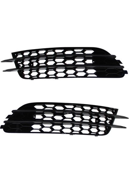 1paır Ön Sis Kapağı Petek Izgara Yarış Izgaraları Audi A6 C7 2012-2015 4G0807681 4G0807682 Siyah (Yurt Dışından) fiyatları