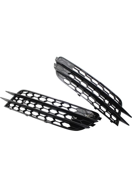 1paır Ön Sis Kapağı Petek Izgara Yarış Izgaraları Audi A6 C7 2012-2015 4G0807681 4G0807682 Siyah (Yurt Dışından) modelleri