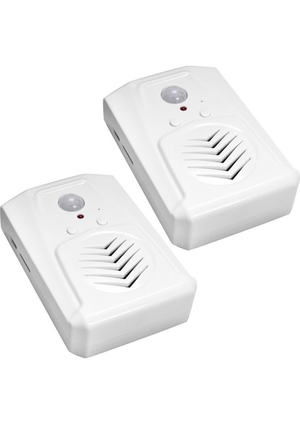 2x Sensör Hareket Kapı Zili Anahtarı Mp3 Kızılötesi Kapı Zili Kablosuz Pir Hareket Sensörü Ses Prompter (Yurt Dışından)