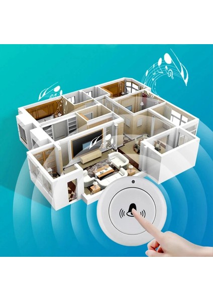 Kablosuz Kapı Zili USB Akıllı Kapı Zili Kablosuz Uzak Kapı Zili Kiti Ev Yatak Bakımı Için Kablo Gerekmez (Yurt Dışından) modelleri