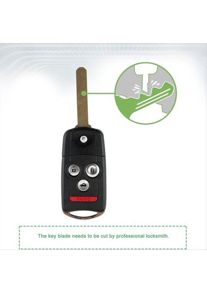 4 Düğme Anahtarsız Giriş Uzaktan Kumanda Değiştirme Anahtarı Fob Smart Fob OUCG8D-439H-A Acura Tl 2007-2008 313 8mhz 46CHIP (Yurt Dışından) modelleri