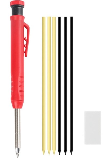 Inşaat Alanı Kalemi, Derin Delik Işaretleyicisi, Mekanik Kalem Bir Arada, Ahşap, Metal ve Beton Fayanslar Üzerinde Işaretleme Yapmak Için Inşaat Kalemi (Yurt Dışından)