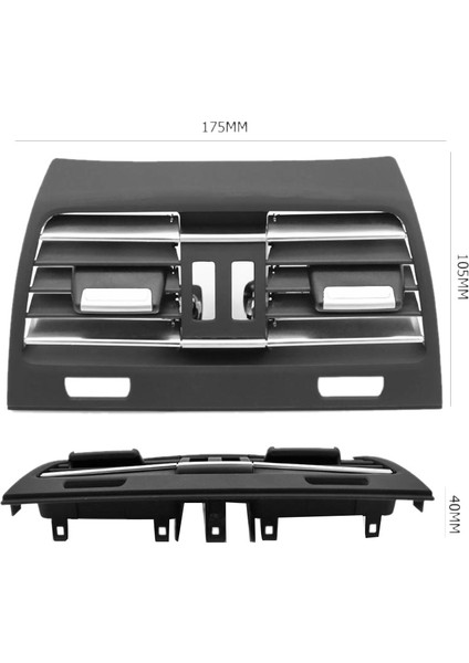 Araba Arka Merkez Konsol Havalandırma Paneli Çıkış Grille Kapak Bmw F01 F02 750I 750LI 2009-2015 (Yurt Dışından) fırsatları