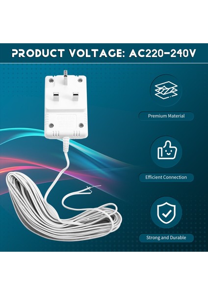 Video Kapı Zilleri Geliştirilmiş Performans ve Kolay Kurulum Için 24V Kapı Zili Transformatör Adaptörü Ingiltere (Yurt Dışından) indirimleri