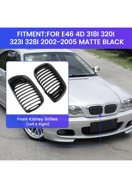 Bmw E46 4d 318I 320I 323I 328I 2002-2005 Mat Siyah (Yurt Dışından) fırsatları