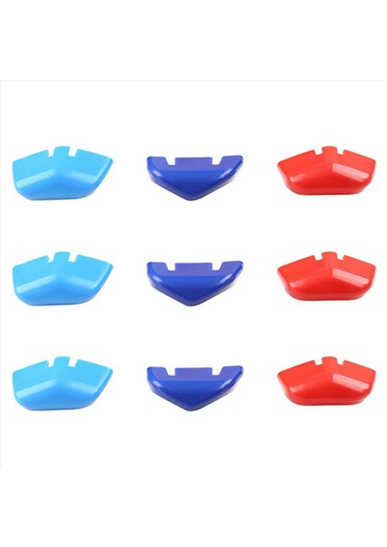 9pcs Araba Ön Izgara Trim Şerit Kapağı Tampon Şeritleri Mazda Cx-30 CX30 2022+ Için Kapak Çıkartmaları (Yurt Dışından)