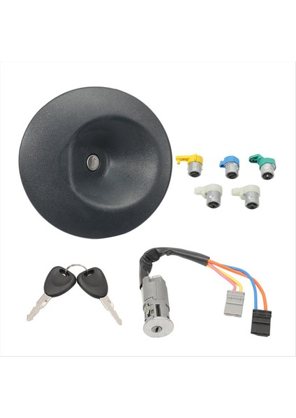 Değiştirme Bölüm 7701472590 7701470738 Renault Kangoo Için Araba Ateşleme Kilit Silindir Seti 1997-2008 (Yurt Dışından)