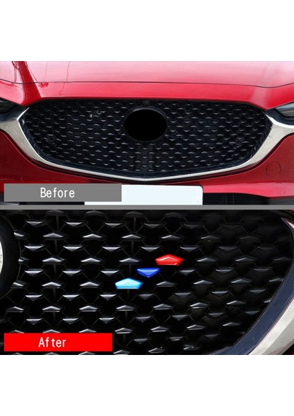 12PCS Araba Ön Izgara Trim Şeridi Kapağı Tampon Şeritleri Mazda Cx-30 CX30 2022+ Için Kapak Çıkartmaları (Yurt Dışından) modelleri