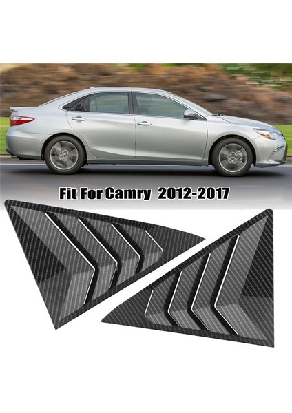 Toyota Camry 7th 2012-2017 Araba Stil Deklanşör Ven Dekorat Çıkartması Için 1pair Arka Pencere Kanjör Kapağı Trim Deflektörü (Yurt Dışından) modelleri