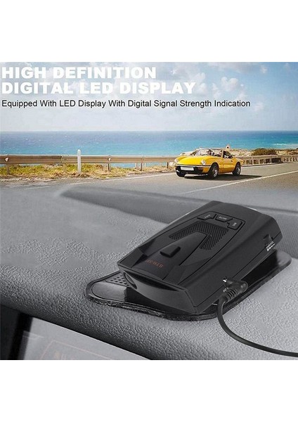 STR-555 Araba Radarı Tam Frekanslı Ingiliz Rus Thai Sesli Oto Araç Hız Uyarısı Alarm Uyarı Enstrüman Radarı (Yurt Dışından) indirimleri