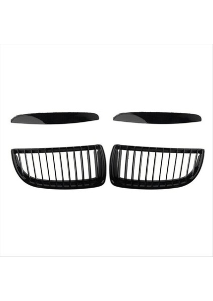 Araba Ön Tampon Izgara Tek Hat Izgara Izgara Bmw 3 Için Modifiye Izgara E90 E91 2005-2009 (Yurt Dışından)