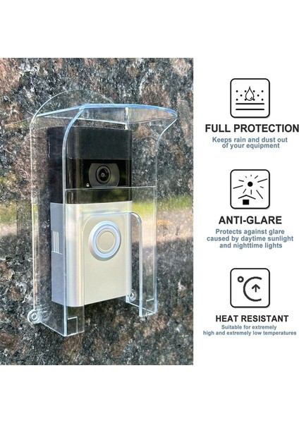 Şeffaf Plastik Kapı Zil Yağmur Kapağı Halka Modelleri Için Uygun Kapı Zili Su Geçirmez Koruyucu Kalkan Video Kapı Zilleri (Yurt Dışından) fiyatları