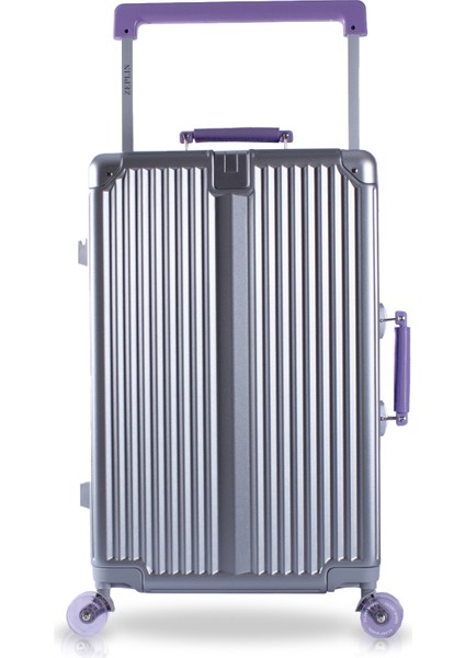 Boxy Pc Policarbon Orta Boy Valiz Silver-Mor fiyatları