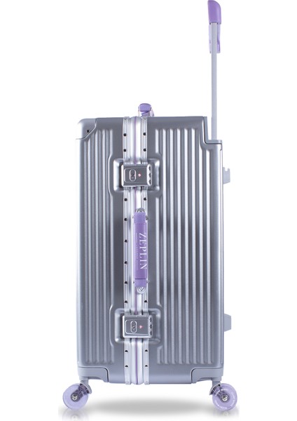 Boxy Pc Policarbon Orta Boy Valiz Silver-Mor indirimleri