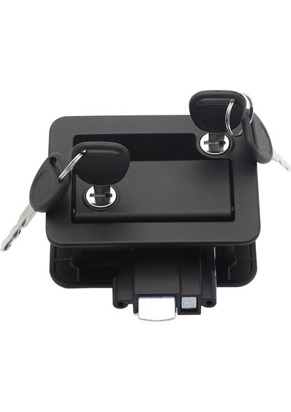 Rv Römork Giriş Kapısı Kilidi Rv Kapı Kilidi Yedek Çift Açık Kapı Deadbolt Bilgisayar Anahtar Kapı Kolu Siyah (Yurt Dışından) indirimleri