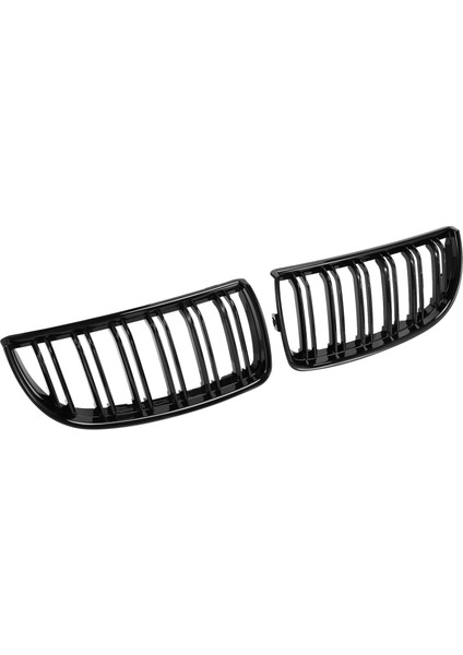 Bmw E90 E91 2005-2008 Için 3x Çift Slat Sport Böbrek Izgara Siyahı (Yurt Dışından) fiyatları