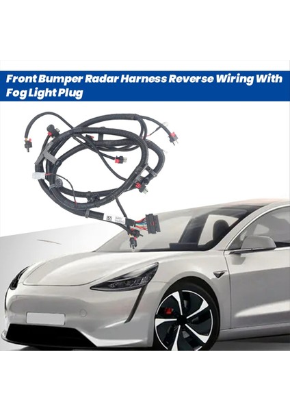 Araba Ön Tampon Radar Kablo Demeti Tesla Model 3 2017-2020 106795800G Için Sis Fişiyle Ters Kablolama 1067958-00-G (Yurt Dışından) indirimleri