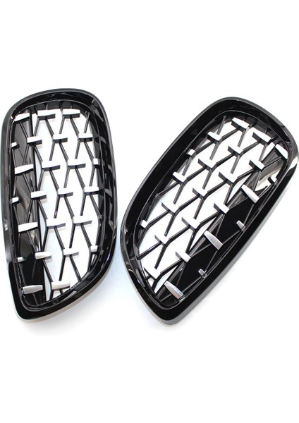 Ön Böbrek Izgarası Ön Kaput Elmas Izgara Için Bmw 3 Serisi E92 E93 E93 Cope 2006-2010 Parlak Siyah+Chrome (Yurt Dışından) indirimleri