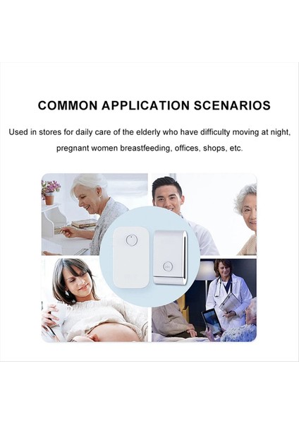 433 Mhz Kendinden Üretici Kablosuz Kapı Zil 38 Zil Sesleri Dingdong Kapı Zili Yaşlı Çekme Eu Eu-Plug Için (Yurt Dışından) fiyatları