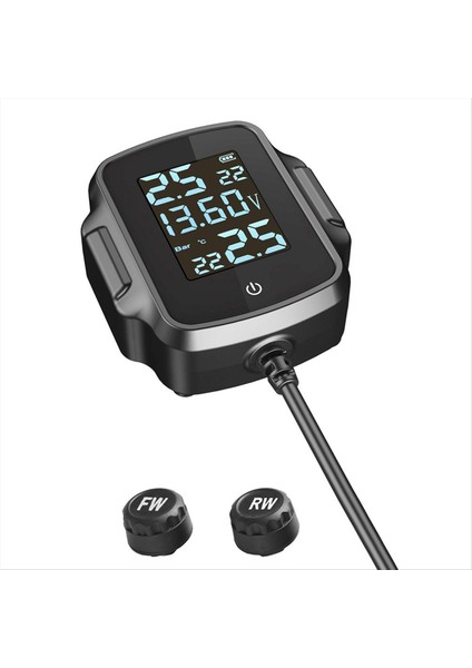 Motosiklet Tpms Motosiklet Lastik Basınç Izleme Sistemi Qc 3 0 USB Şarj Cihazı ile Lastik Sıcaklık Alarm Sistemi (Yurt Dışından) fiyatları
