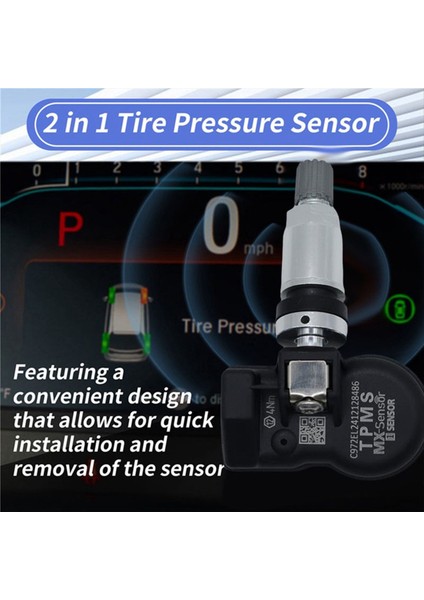 Programlanabilir Tpms Mx Sensörü 315MHZ+433MHZ 2 Otomatik Aracı Için 1 Lastik Sensörü TS408 TS508 ITS600 Tpms Lastik Basınç Sensörü (Yurt Dışından) modelleri