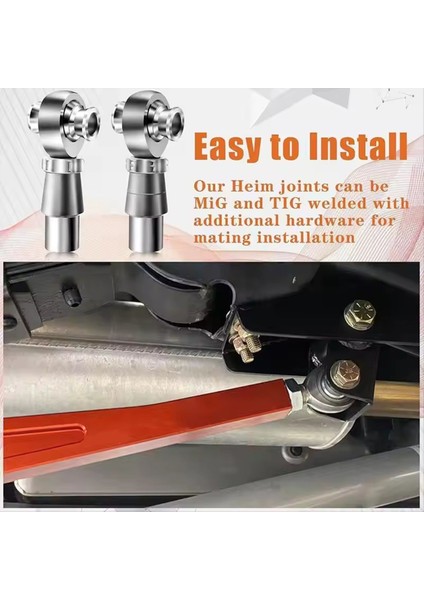 Heım Derzleri 2set Kendi Yapılan Heım Dernak Çocuk Uç Kiti Sağ ve Sol Iplik Süspansiyon Direksiyon Bağlantıları Direksiyon (Yurt Dışından) indirimleri