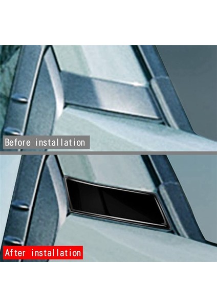 Parlak Siyah Dış Pillar Ön Yan Pencere Paneli Kapak Toyota Sienta Için Garnitür 10 Serisi 2022 2023 (Yurt Dışından) fırsatları