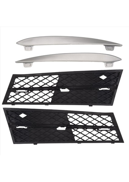 2pcs Araba Önü Alt Tampon Izgara Izgara Sisli Izgara Kapağı Bmw 5 Serisi F10 / F11 Sedan / Vagon 2010-2013 (Yurt Dışından) fırsatları