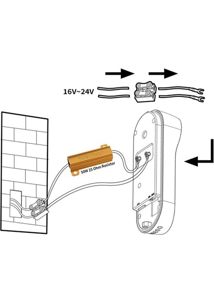 2mp Görsel Kapı Zili Kamera Ultra Geniş Açılı Lens 130 Derece 850NM Kızılötesi Etkili Mesafe 5m Iki Yönlü Çağrı (Yurt Dışından) modelleri