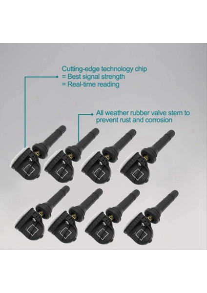 8pcs Tpms Lastik Basınç Sensörü 13598771 13598772 315MHZ Chevrolet Silverado Gmc Sierra Buick Enclave Cadillac Için Sensör (Yurt Dışından) indirimleri