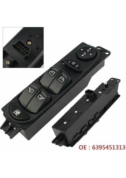 A6395451313 Elektrikli Pencere Anahtarı Ana Pencere Kontrol Anahtarı Mercedes Benz Viano Wieland W639 2006-2012 (Yurt Dışından) indirimleri