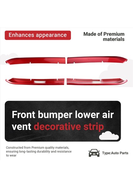 Mazda Cx3 Cx-3 Dış Modifikasyon Için Araba Kırmızı Ön Izgara Yarışı Tampon Trim Araç Stil (Yurt Dışından) fırsatları