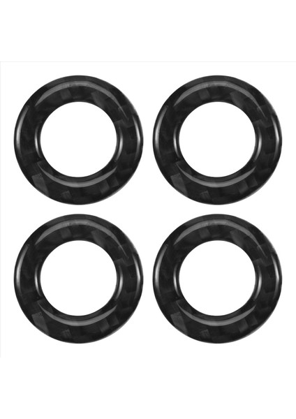 Araba Kapısı Pimi Döşeme 4pcs Karbon Fiber Kapı Kilit Pimi Kapak Trim Mercedes Benz C-Serisi W205 Glc C180 C200L C260L (Yurt Dışından)