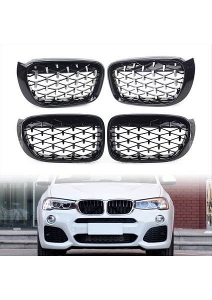 Araba Ön Böbrek Izgarası Ön Kaput Izgara Örgü Izgara 51117338571 51117338572 Bmw X3 F25 X4 F26 2014-2017 A (Yurt Dışından) fiyatları
