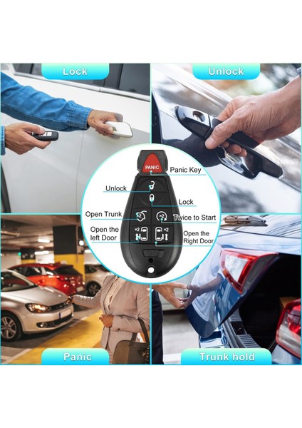 Anahtarsız Giriş Uzak Araç Anahtarı Fob M3N5WY783X Dodge Için Chrysler Town And Country Için Grand Caravan 7 Düğme (Yurt Dışından) fırsatları