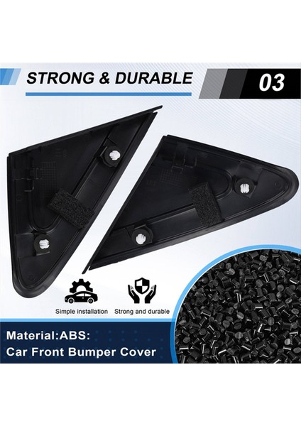 Mitsubishi Eclipse Cross 2018-2021 Yan Ayna Üçgen Çamurluk Köşe Kapak Üçgen Penceresi Garnitör Paneli 7407A521 L Için (Yurt Dışından) modelleri