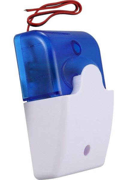 Mini Kablolu Strobe Uyarı Siren Dayanıklı Dc 12V Ses Alarmı Yanıp Sönen Hafif Ses Siren Boynuzu Ev Güvenlik Sistemi 115DB Mavi (Yurt Dışından) fırsatları