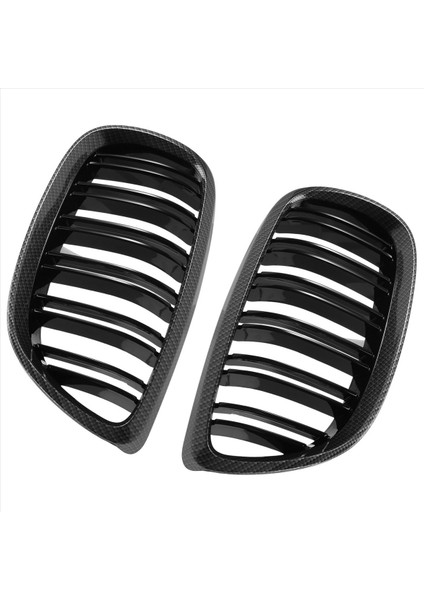 -Bmw E90 E92 E93 M3 328I 335I 2007-2011 Karbon Fiber Görünüm Ön Böbrek Grille 51137157275 51137157276 (Yurt Dışından) modelleri