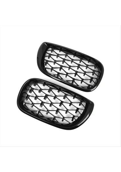 Araba Elmas Parlak Siyah Ön Izgara Böbrek Izgara Bmw E46 4 Dograk Sedan 2002-2005 (Yurt Dışından) fırsatları