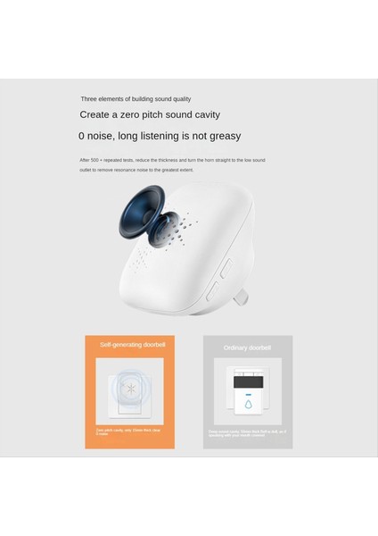 Açık Kablosuz Kapı Zili Su Geçirmez Ev Chime Kiti Uzaktan Ev Bahçesi Self Enerji Üretimi Kapı Zili Ab Takma-B (Yurt Dışından) fırsatları