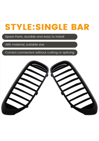 Bmw 5 Serisi G30/G38 530I 540I 550I Için Tek Hat Tarzı Yarış Izgaraları Tek Mat Siyah (Yurt Dışından) fırsatları