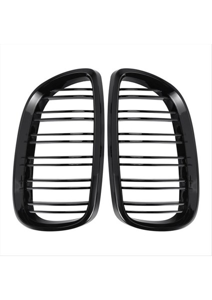 2pcs Ön Tampon Böbrek Ikiz Finler Bmw 3 Serisi E92 E93 M3 Iki Kapı 2006-2009 (Parlak Siyah) (Yurt Dışından)