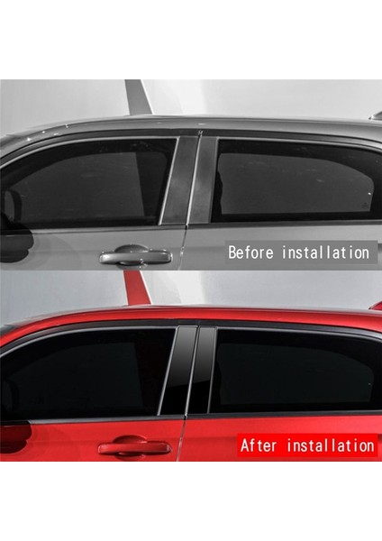 Araba Pencere Kapısı Sütunu B Sütunlar Honda Hrv 2022 2023 Ayna Etkisi Çıkartma Parlak Siyah (Yurt Dışından) fırsatları