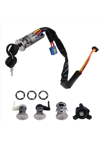 Ateşleme Kilitli Araç Kapısı Kilidi Yakıt Deposu Kilit Seti 3 Kilitli + Neiman + Yakıt Kapağı + Peugeot 206 Için 2 Anahtar (1998&#39 Den Itibaren) (Yurt Dışından) fırsatları