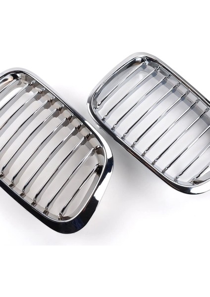 Bmw Için 2x Krom Ön Başlık Böbrek Izgara Izgara 1998-2001 E46 320I 323I 325I 328I 330I 4 Kapılı Sedan (Yurt Dışından) indirimleri