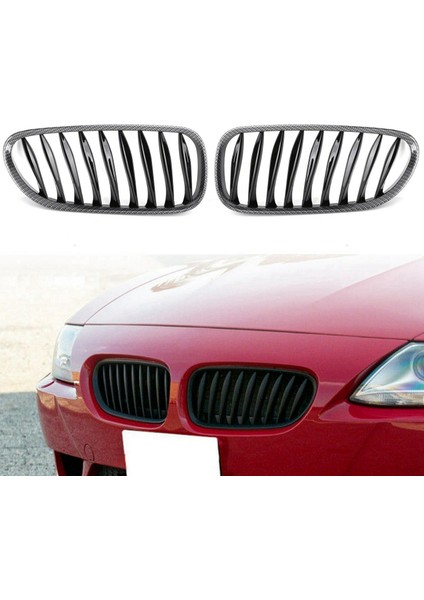 Ön Çit Izgara Izgara Abs Karbon Fiber Bmw Z4 E85 E86 2003-2009 51117117757 51117117758 (Yurt Dışından) modelleri